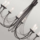 Carisbrooke chandelier 8-light Black Ø 86cm (5)