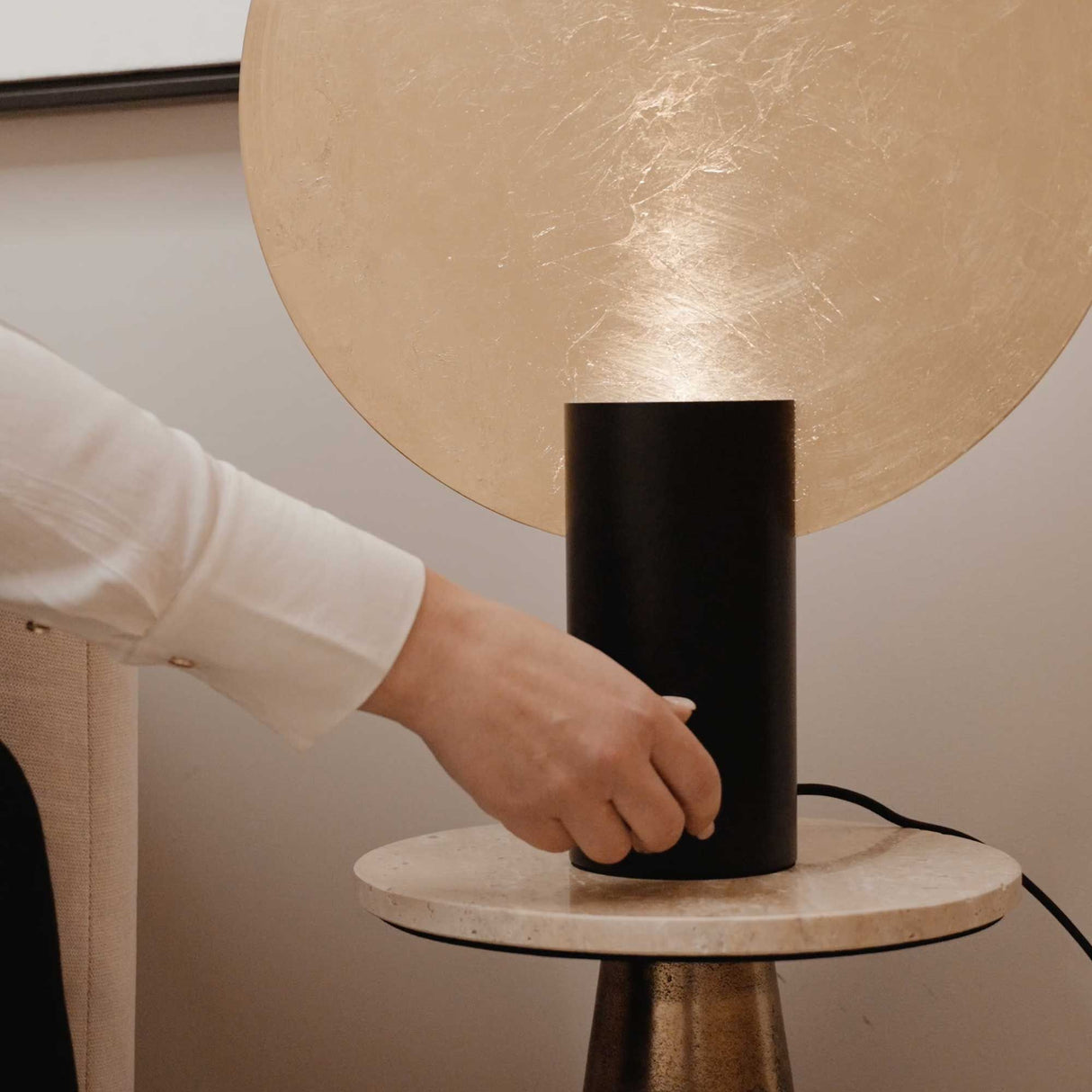 s.luce Cloud table lamp with rotary switch