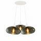s.luce Cruet Szklana lampa wisząca Cluster 3-punktowa 3x28cm 