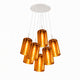 s.luce Cruet Glas-pendellampe cluster med 7 lyskilder 7x17cm 