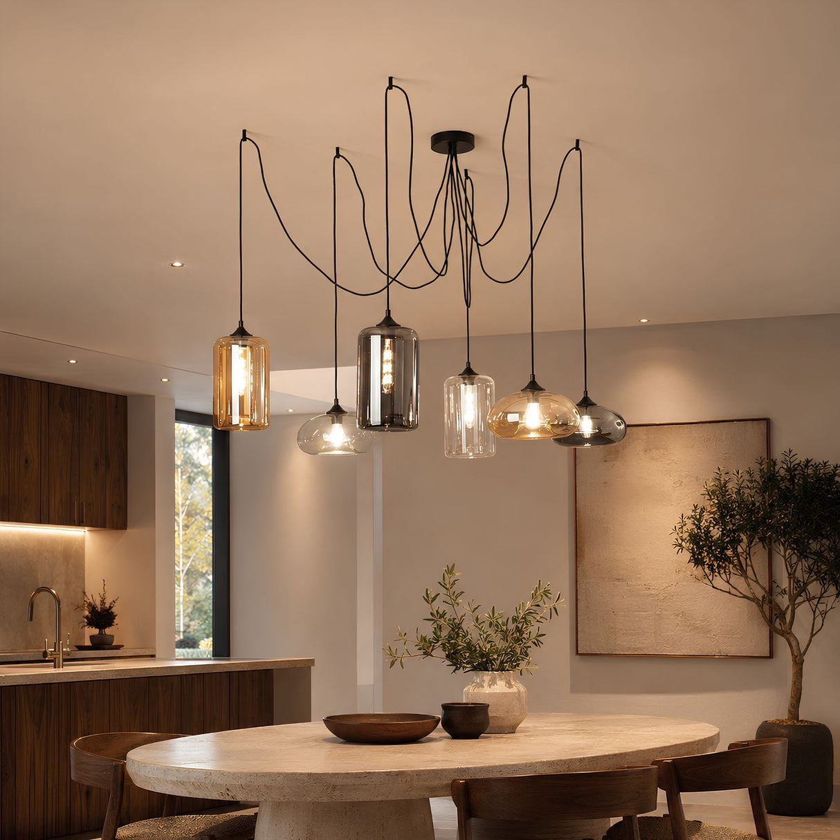 s.luce Cruet flerflammig taklampa