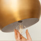 s.luce Ball Dining table pendant lamp Ø 30cm adjustable shade 120cm 