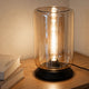 s.luce Cruet E27 Design Tischleuchte Glas mit Schalter