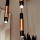 s.luce Hanging lamp Crutch incl. interchangeable decorative cylinder 