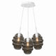 s.luce Echos Glass pendant light cluster 3-light 3x25cm 