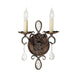 Wandleuchte Chateau 2-flammig Bronze Ø 23cm (1)