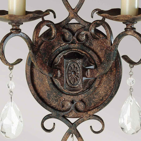 Wandleuchte Chateau 2-flammig Bronze Ø 23cm (2)
