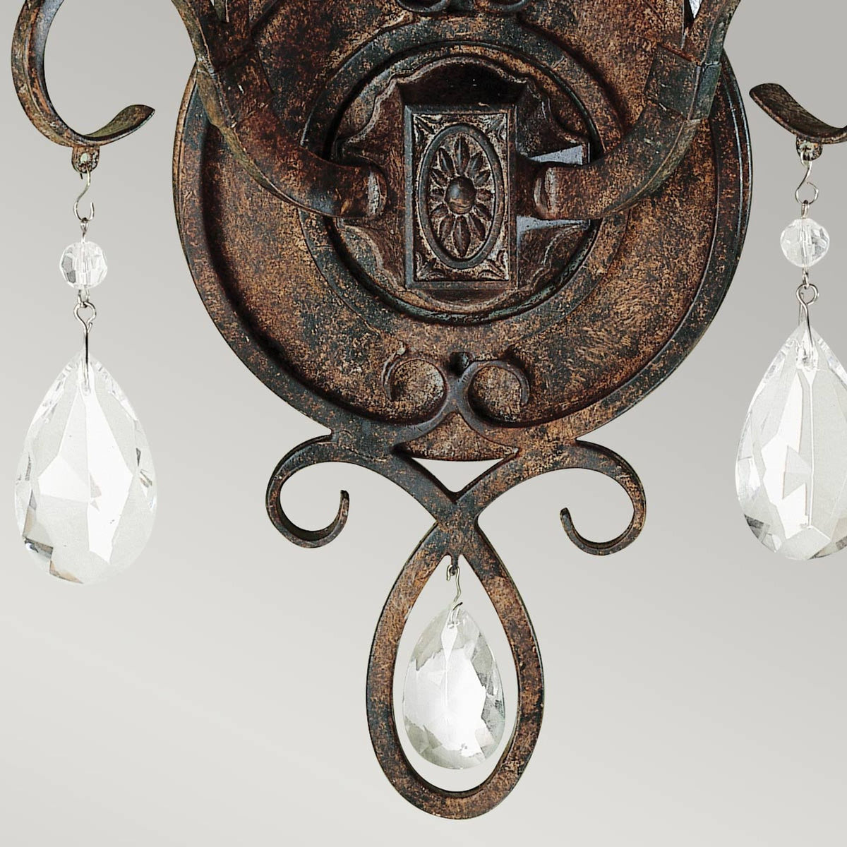 Wandleuchte Chateau 2-flammig Bronze Ø 23cm (4)