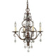 Lampadario Chateau a 4 luci Bronzo Ø 42 cm (1)