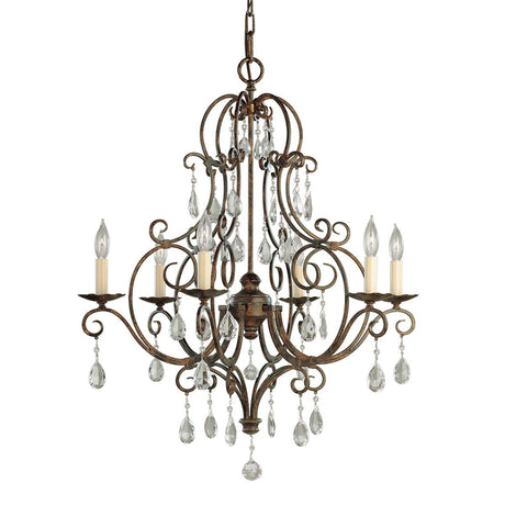 Kronleuchter Chateau 6-flammig Bronze Ø64cm (1)