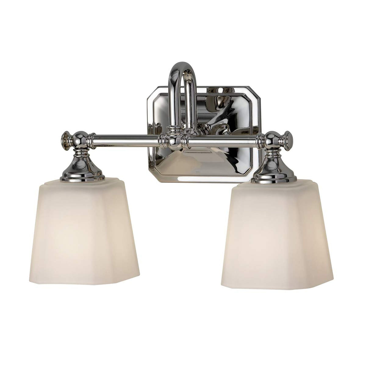 Wandleuchte Concord 2-flammig Klassisch Chrom IP44 (1)