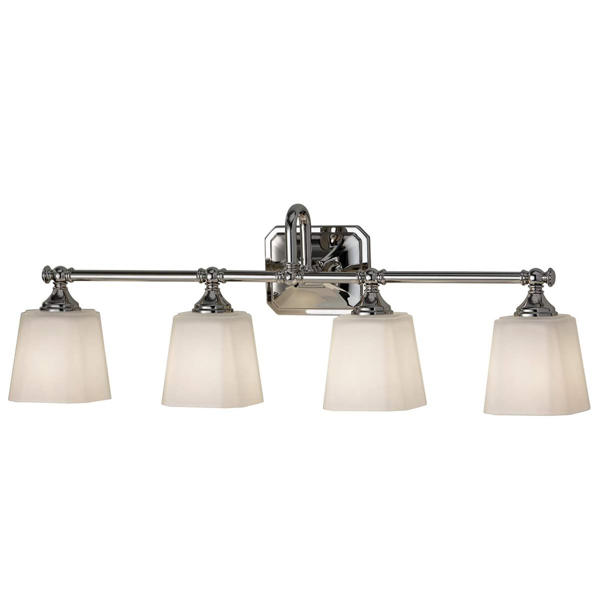 Wandleuchte Concord 4-flammig Chrom 76x15cm (1)