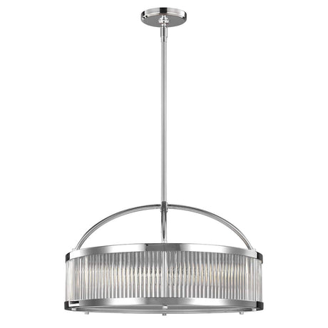 Pendelleuchte Paulson 6-flammig Chrom (1)