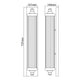 Wandleuchte Paulson 4-flammig IP44 Chrom (5)