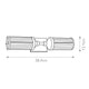 Wandleuchte Paulson 2-flammig IP44 Chrom (5)