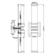 Wandleuchte Payne 2-flammig Chrom 50x12cm (5)