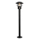 Paletto luminoso Helsingor a 1 luce PIR IP44 Nero 100cm (1)