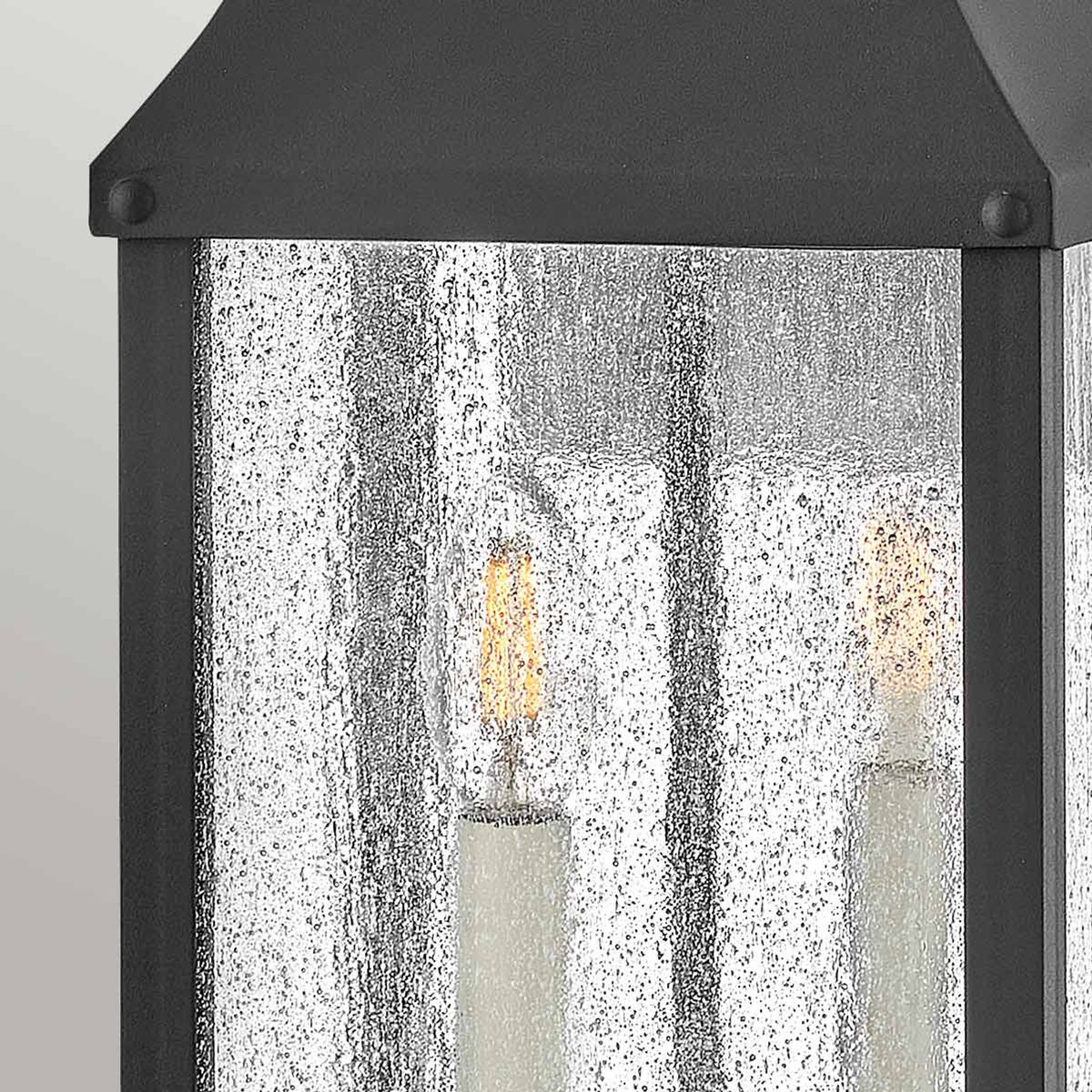 Lanterne da parete per esterni Beacon Hill a 2 luci IP44 Nero 20x20cm (3)