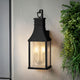 Lanterne da parete per esterni Beacon Hill a 2 luci IP44 Nero 20x20cm (1)