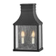 Aplique de exterior Beacon Hill de 2 luzes IP44 Museum Black (1)