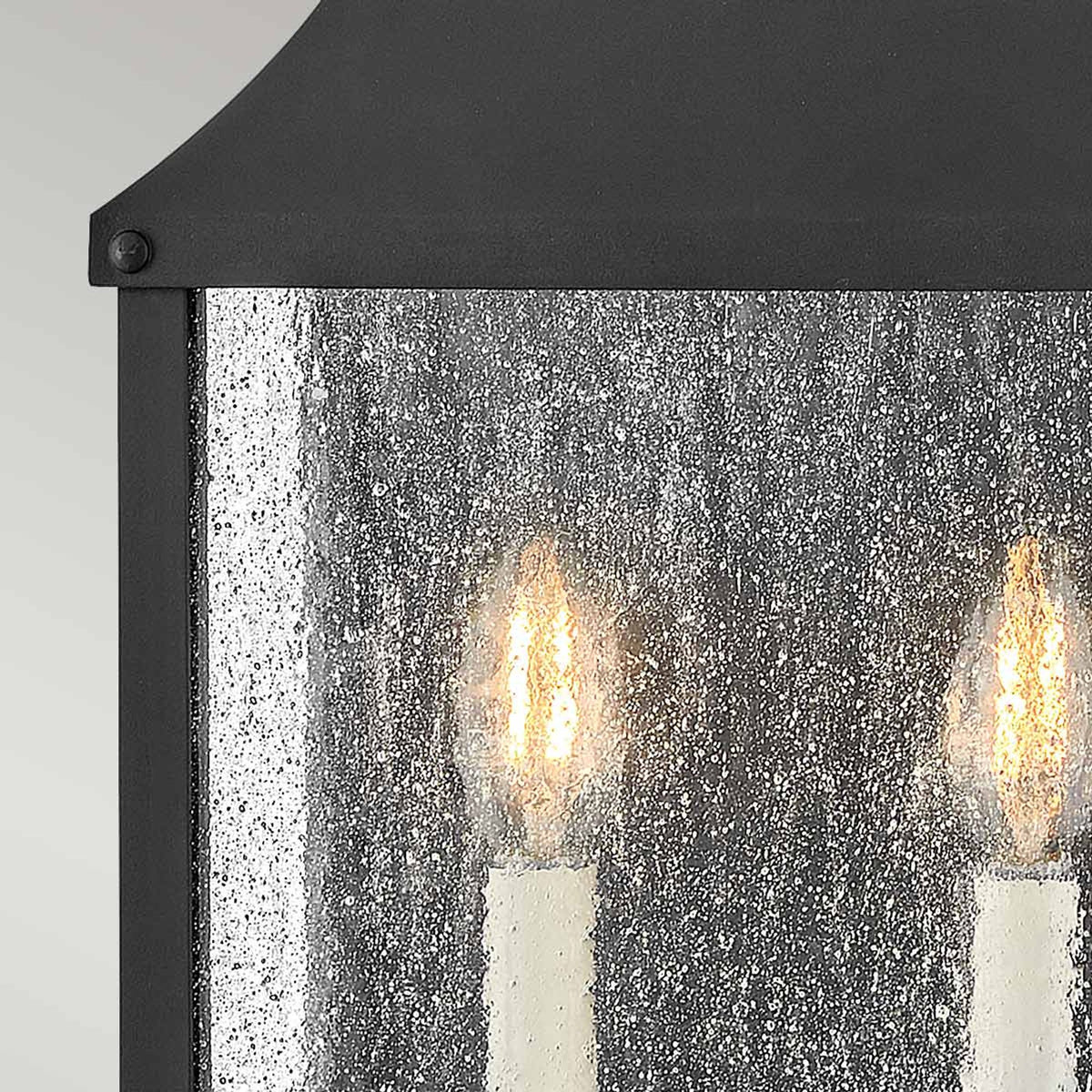 Aplique de exterior Beacon Hill de 2 luzes IP44 Museum Black (2)
