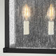 Aplique de exterior Beacon Hill de 2 luzes IP44 Museum Black (5)
