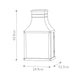 Aplique de exterior Beacon Hill de 2 luzes IP44 Museum Black (7)