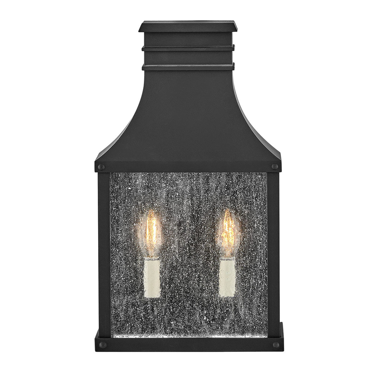 Aplique de exterior Beacon Hill de 2 luzes IP44 Museum Black (6)