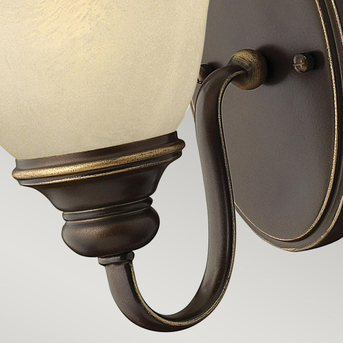 Wandleuchte Cello 1-flammig Bronze Ø 22cm (3)