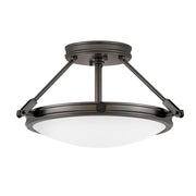 Deckenleuchte Collier 3-flammig Schwarz Ø 42cm (1)