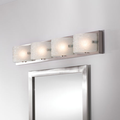 Wandleuchte Daphne 4-flammig IP44 Chrom 81cm (1)