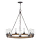 Lustre d’extérieur Sawyer à 9 lumières réglable en hauteur IP44 (1)