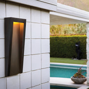 LED-Wall light Taper 1-light Black Ø 23cm (1)