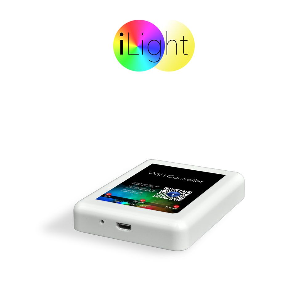 WiFi controller for control via smartphone &amp; tablet