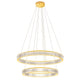 LED-Pendellampe Akala 2-lys Ø 60+80 cm dæmpbar 