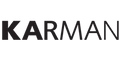 Karman Logo: Modern design branding for stylish home decor and lighting solutions.