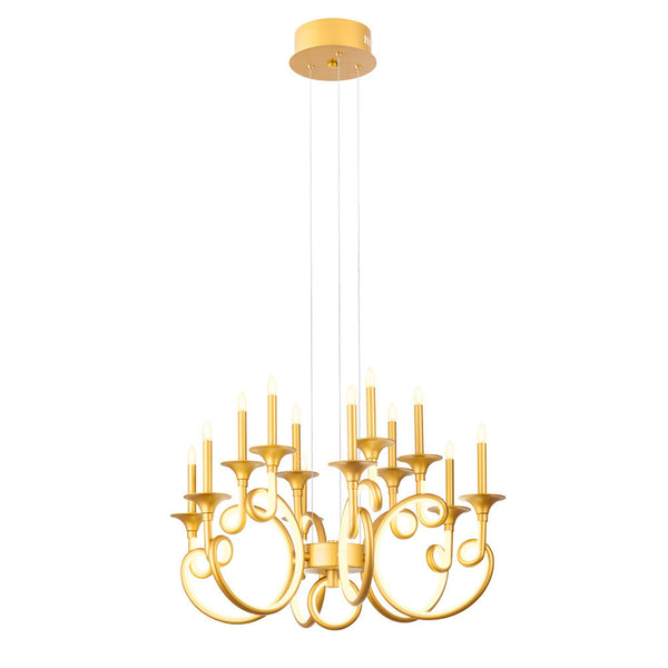 LED-Lampadario Chateau a 12 luci 