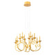 LED-Lysekrone Chateau med 12 lyskilder 