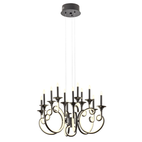 LED-Chandelier Chateau 12-light 