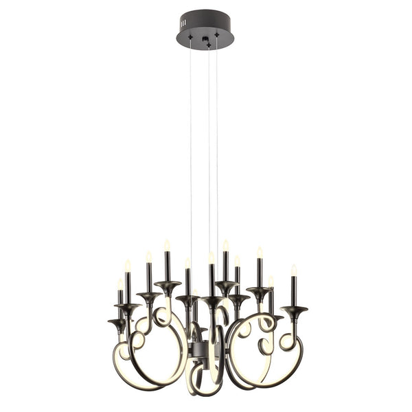 LED-Lampadario Chateau a 12 luci 