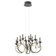 LED-Lysekrone Chateau med 12 lyskilder 