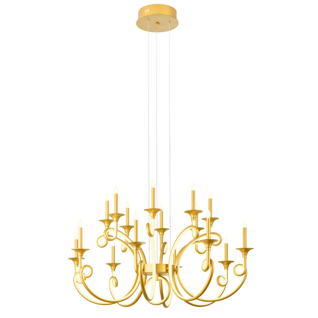 LED-lampadario Chateau a 16 luci 