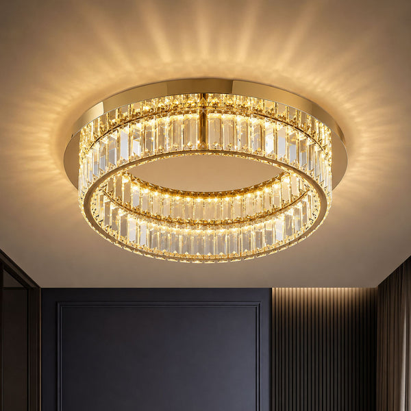 LED-Plafonnier Akala Ø 40 cm à intensité variable 