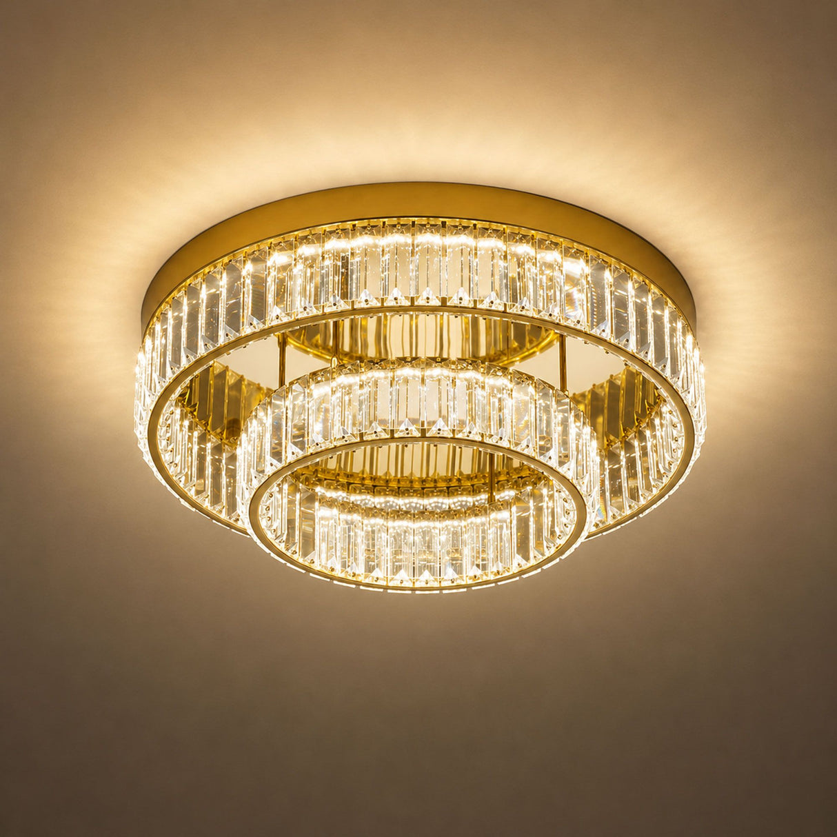 LED-Deckenleuchte Akala 2-flammig Dimmbar