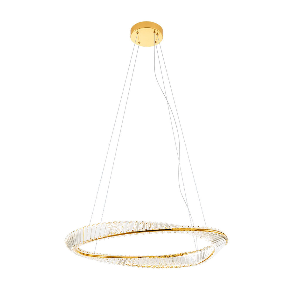 LED-Hängeleuchte Oblige Ø 80cm Dimmbar