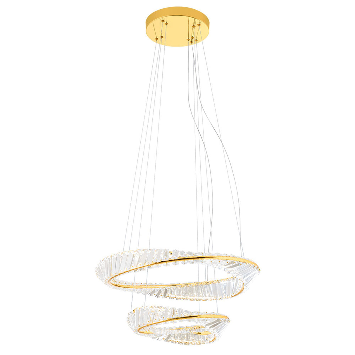 LED-Pendelleuchte Oblige Ø 40+60cm Dimmbar