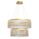 LED-Pendellampe Vanesia Ø 60+80cm Dimmbar