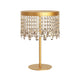 LED-Tischleuchte Vanesia Goldfarben Dimmbar 25cm