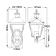 Lanterna da parete per esterni Bay Shore 1 luce IP44 ottone (4)