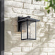 Aplique Cappanna 1-luz Preto 22x25cm (1)